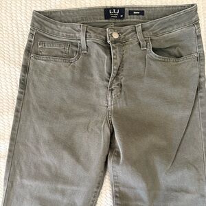 Letter to Juliet muted Olive Green Denim Jeans